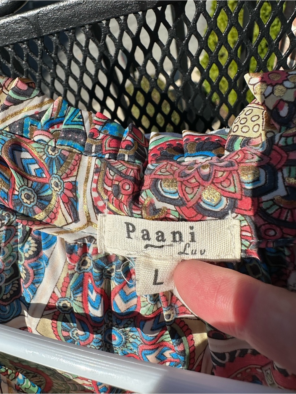 Paani Boho Paisley, Metalic Hold, Halter Mini Dress - Multi Color - Picture 2 of 7